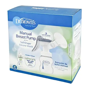 DrBrown's Manual Breast Pump With SoftShape Silicone Shield 150ml